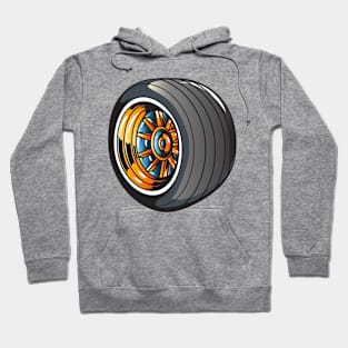 Automobile wheel 2 Hoodie